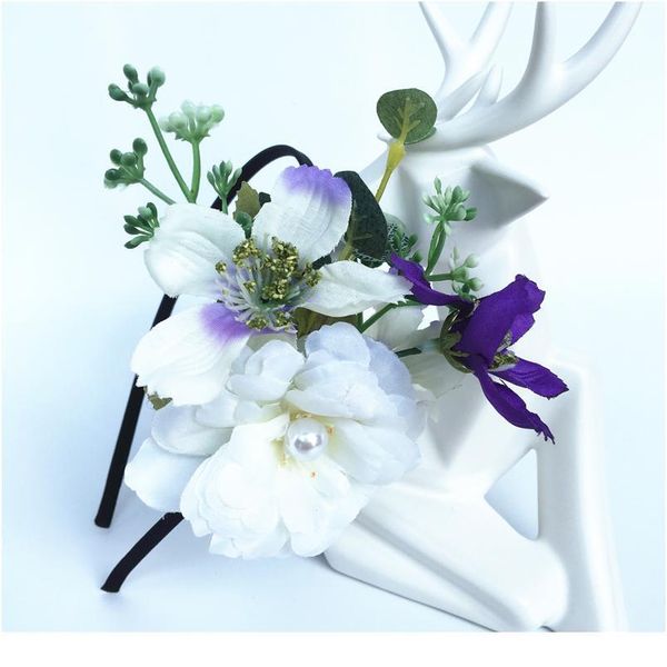 

beatuful kids flower crown floral headband girls hair accessories princess flower wreath floral flower garland hair jllcwa