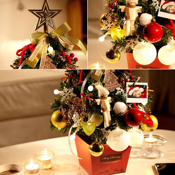 

набор дерева украшение стола маленького топ рождественских украшения настройка подарки 2021 новый