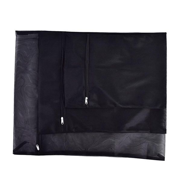 

laundry bags 1pc clothes washing machine bag with zipper nylon mesh net bra 3 sizes black wash