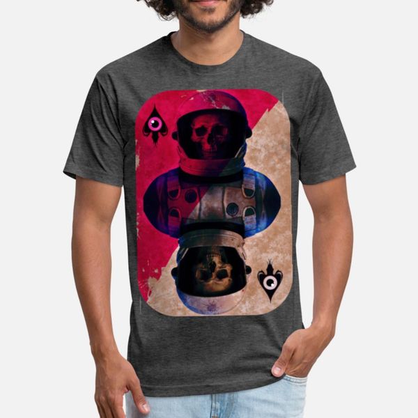 

space skull of spades t shirt fun street o-neck tracksuit hoodie sweatshirt