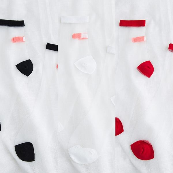 

ptulf spring socks street cotton cartoon band aid women's tube japanese medium medium thin and korean summer versatile independent pack, Black