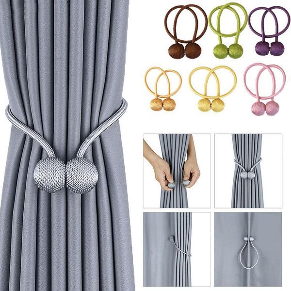 

1pc magnetic curtain buckle holder tieback window accessories curtain decorative curtain tiebacks 1pc magnetic h jlltib