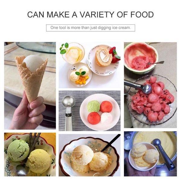 

ice tool stainless steel ice scoops ice ball maker fruit spoon dessert shop accessories kitchen supplies h sqcekd