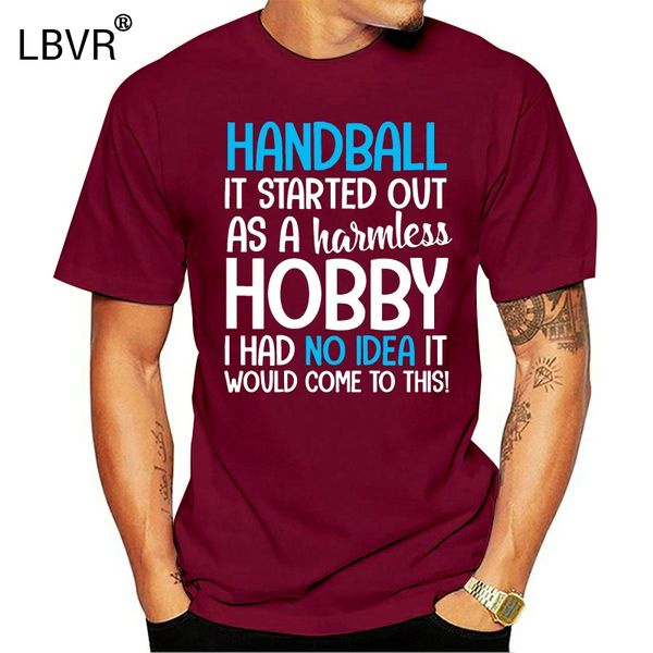

slogan handball for men 100% cotton crew neck short sleeve hoodie designers t shirts sweatshirt