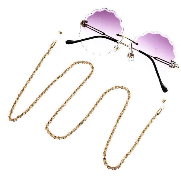 

2020 chic simple casual fashion women gold color eyeglasses chain landyard glasses holder strap sunglasses accessories jewelry h bbyhtk