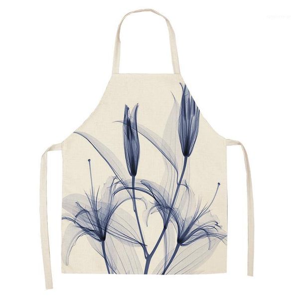

aprons women's kitchen apron, 3d printed flowers series clean home apron1