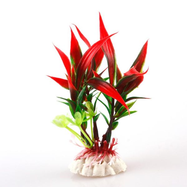 

underwater evergreen plastic fake diy simulation indoor aquarium decoration fish tank artificial grass non toxic home decor