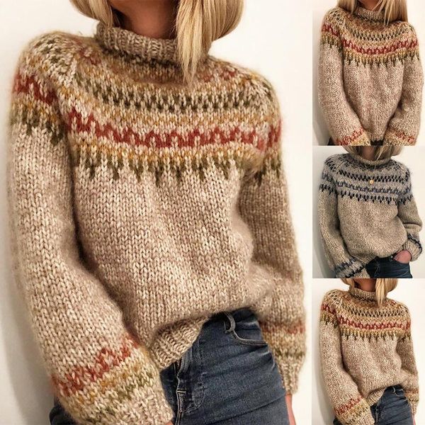 

new vintage style women autumn winter warm pullover jumpers long sleeve turtleneck knit sweater, White;black