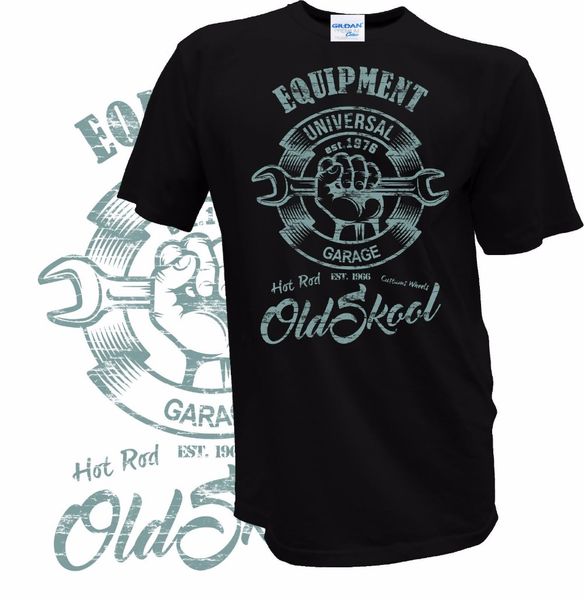 

мужской игровой lastest простого стиль hot rod oldschool автомобили v8 pick up usa байкер гараж пользовательские mechanik создания балахона