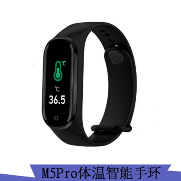 

m5pro intelligent color screen body temperature tt exercise meter step bracelet blood prsure heart ratebgt