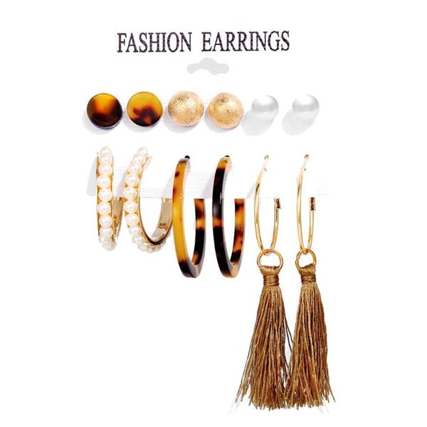 

hoop & huggie otoky fashion bohemian pearl acrylic acetate several style nice board shell earrings women's jewelry gift, Golden;silver