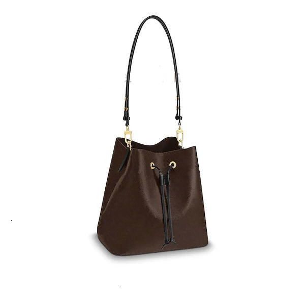 

bags women handbag designer print embroidery multicolor single large capacity noe purse bucket tote genuine leather shoulder