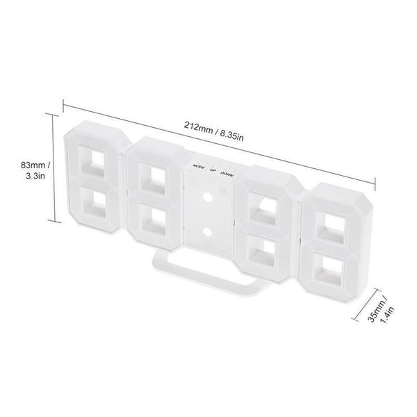 

modern design 3d led wall clock modern digital alarm clocks display home living room office table desk night wal jllgew allguy