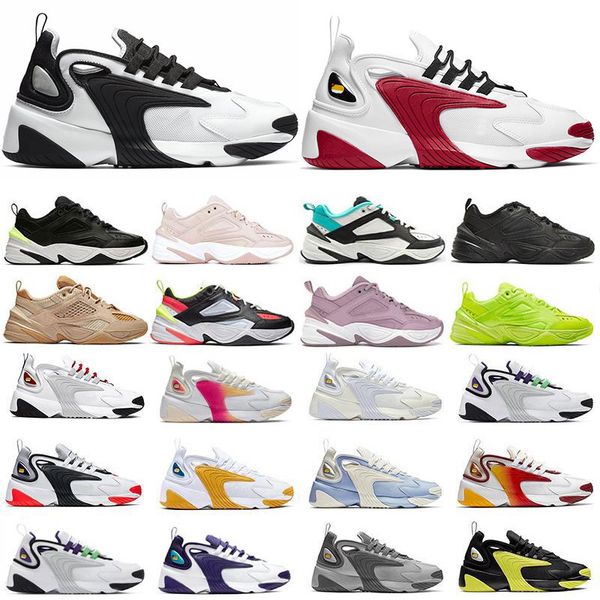 

m2k tekno zoom 2k men women casual shoes black white creamy white race red triple black women sports sneakers mens trainer 36-45 er6v