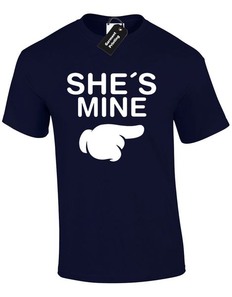 

she's mine mens t shirt tee funny girlfriend boyfriend gift present joke comedy sport hooded sweatshirt hoodie