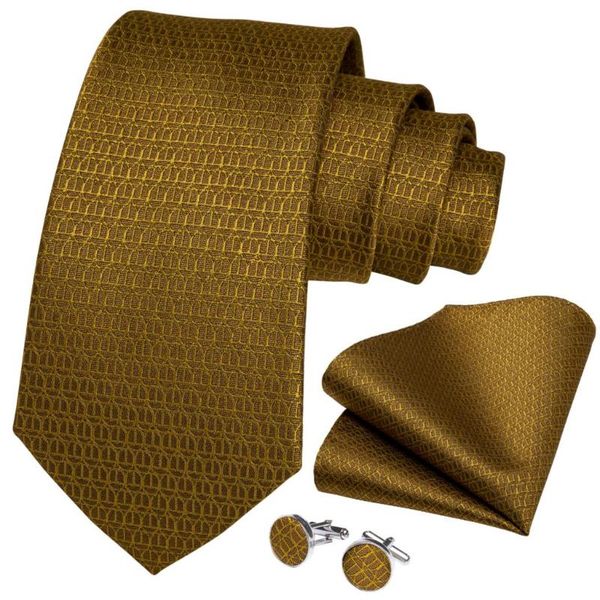 

bow ties quality men tie gold solid novelty design silk wedding for handky cufflink gift set dibangu party business sjt-7341, Black;gray