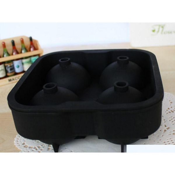

sile ice ball maker sphere mold 4 ice balls round ice mould for whiskey cocktail frozen sile t jllcfj loveshop01