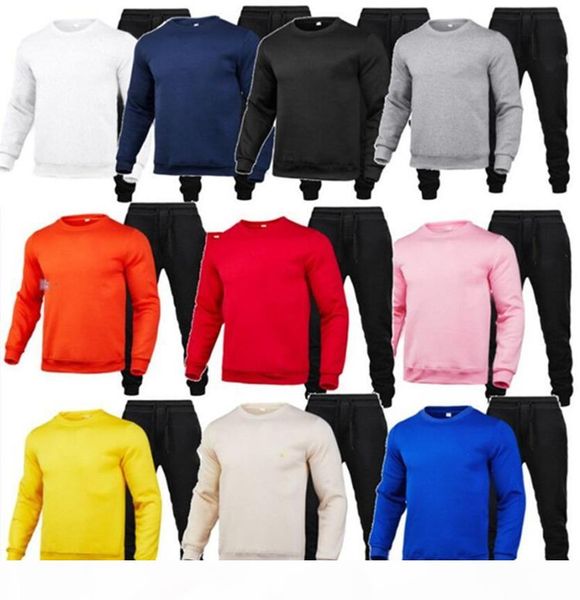 

plus size 3x men fall winter jogger suit thick fleece tracksuits casual pullover hoodies pants two piece set outfits black sportswear 4019, Black;gray