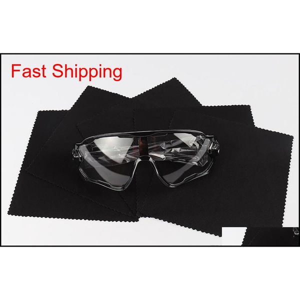 

13x13cm black microfiber sunglasses cloth reading glasses cleaning cloth for eyeglasses case glasses 100 qylhlh nana_shop