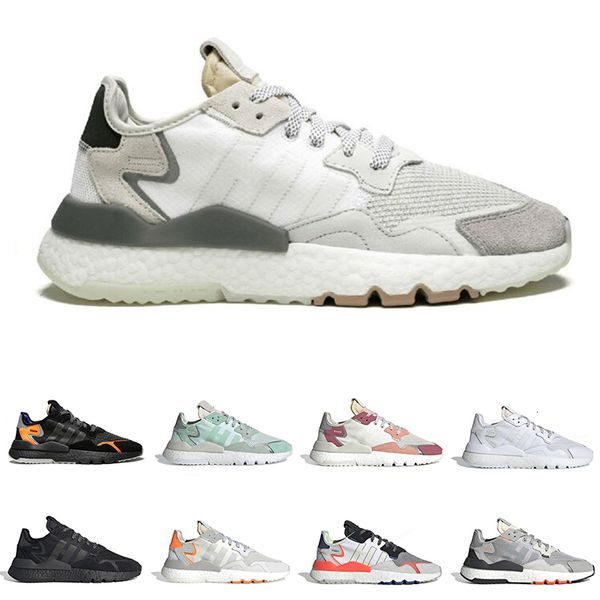 

nite jogger outdoor shoes for men women reflective triple black white grey pack trace pink mens trainer sports sneakers ner