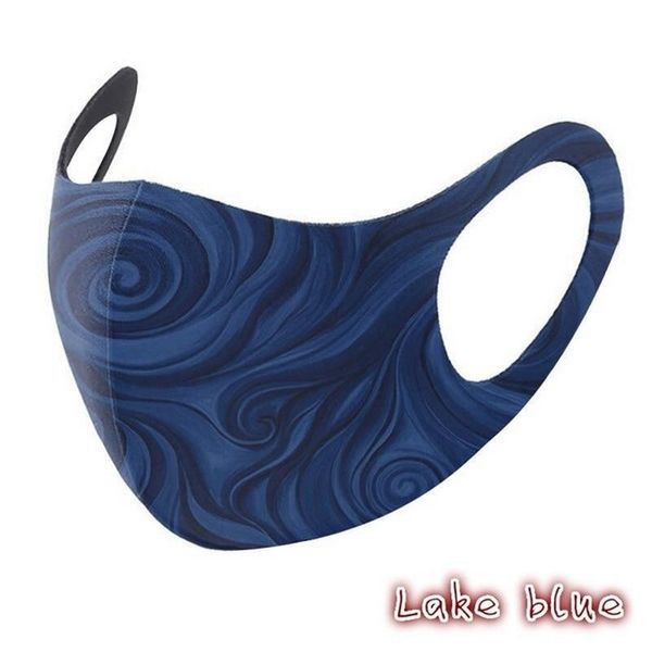 

шарф геометрического шаблона cosplay взрослые мода printed дизайнер многоразовый бандан шарф регулируемый праздничный косплей аксессуар jlld, Black