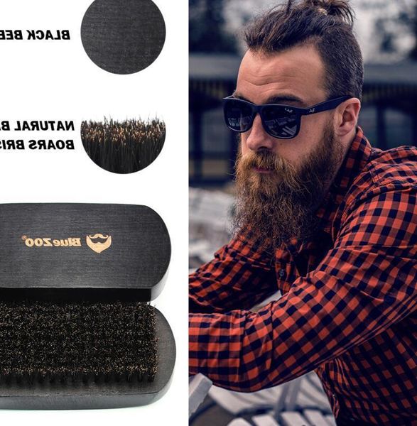 

new beard brush men's shaving brush men facial beard cleaning appliance beard shaping styling template razor brush