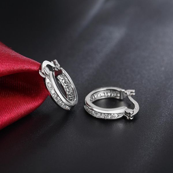 

wholesale new arrive gift white gold color earring silver color jewelry crystal white for women lady retro wedding gift h bbyvty, Golden