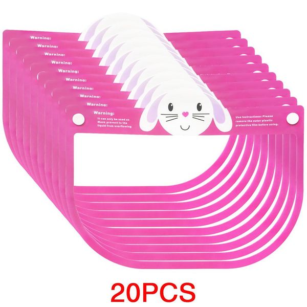 

20pcs children kids protective mask face sheild splash screen transparent head mounted shield pet anti fog wmtvec bdesybag