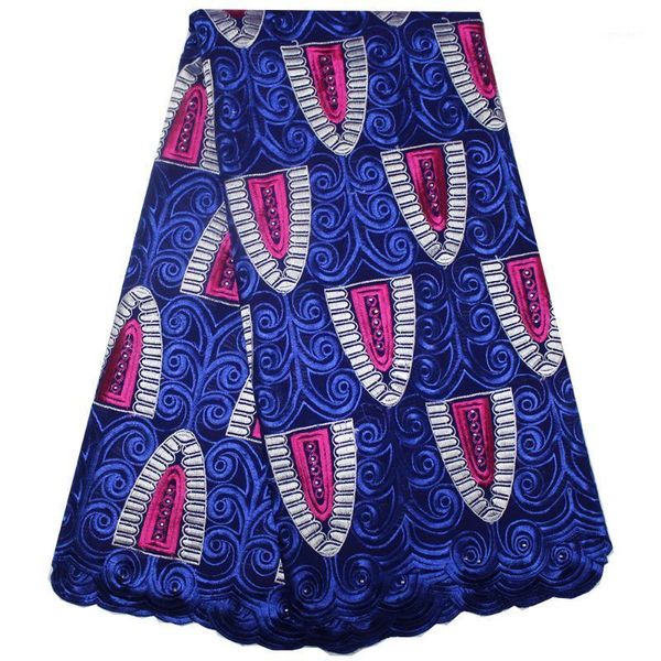 

fabric african swiss voile lace for women dress latest embroidery wiht stones cotton fabric1, Black;white