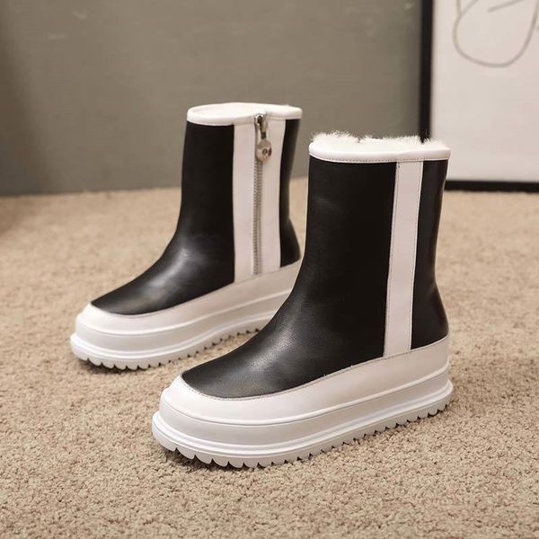 

snow 2021 new winter boots silver black women keep warm tube women's shoes 35-40 ecvc