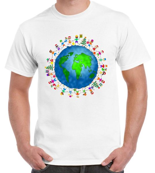 

sport 2019 new fashion summer new design cotton male tee shirt designing christmas world planet earth men's t-shirt tee