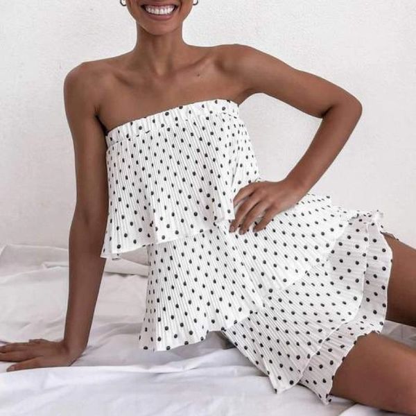 

ftfup гофрированной горошек бюстгальтер шифон шифон торт торт юбка юбка fxsrd, Gray