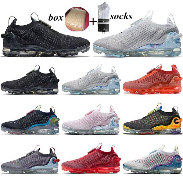 

with box women men fk knitting running shoes summit white team red smoke grey light arctic pink mens trainers sports sneakers size 36-45