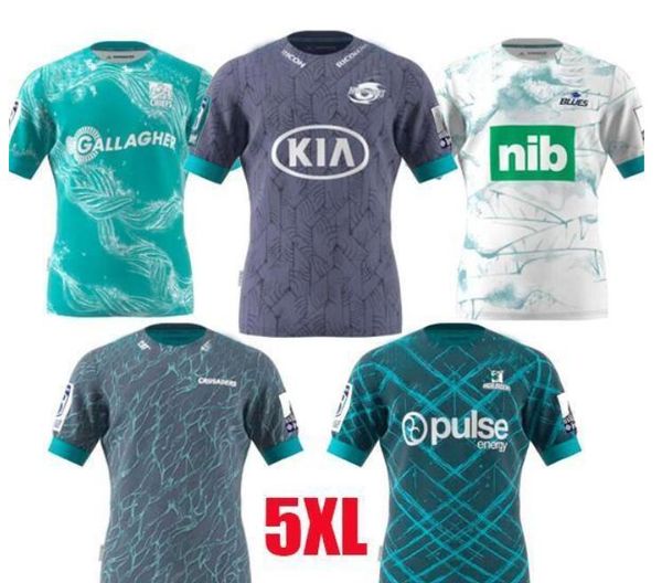 

new 20 hurricane crusades highland chief blues super rugby league nrl jersey 2020 away wear mens shirt suit size: s-5xl, Black;yellow