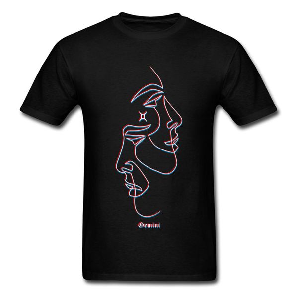 

brand new tshirt fashion gemini face graphic men's hip hop sweatshirt summer cool for sport hooded sweatshirt hoodie men t shirt