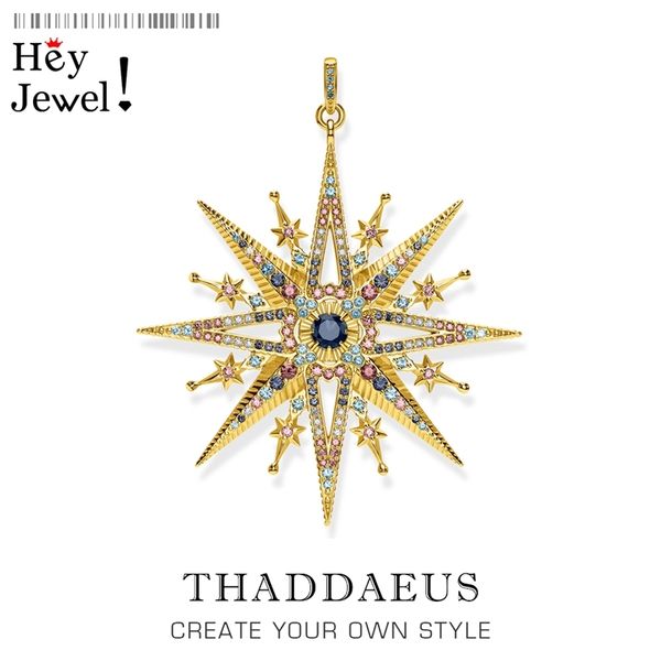 

pendants royalty star golden, spring jewelry vintage 925 sterling silver accessorie preciously handcrafted gift for ts women 201013