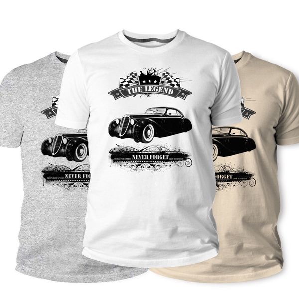 

british classic legend car one 77 zagato rapide summer round neck men's t shirt summer famous skate tshirt sport hooded sweatshirt hood