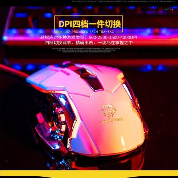 

mice wired gaming mouse gamer 3500 dpi usb optical professional macro for pc lapgames gaming1