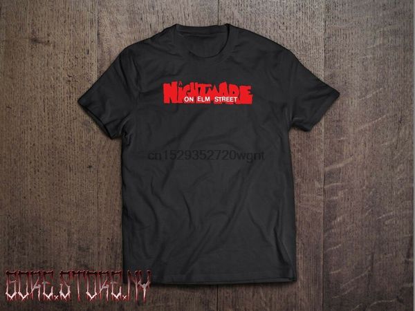 

a nightmare on elm street logo (black) movie shirt sport hooded sweatshirt hoodie