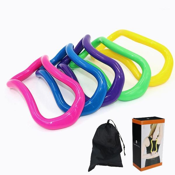 

yoga circles (with carrying case) pilates ring training stretch relax home gym fitness exercise slim lose weight1