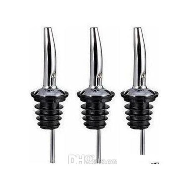 

500pcs red wine ser cocktail shaker bakeware stainless steel liquor spirit pourer wine spout with rubber ser ybfip hx1ug