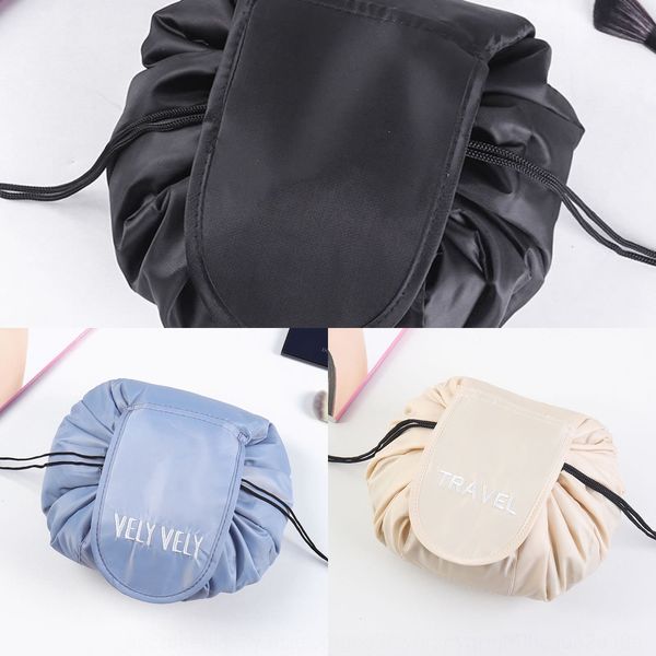 

net red lazy people's makeup women's wind super fire drawstring cosmetic storage simple large capacity travel portable washing bag