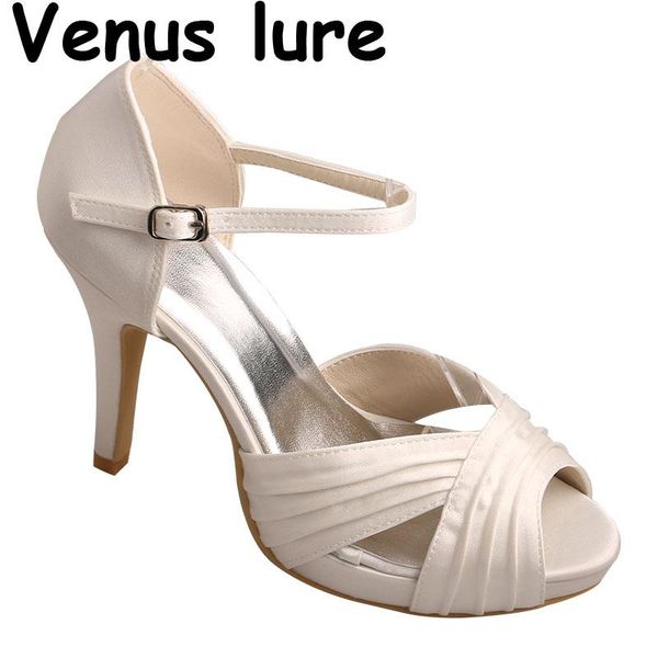 

wedopus ivory shoes wedding heels for bride shoes sandals, Black