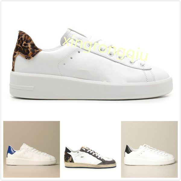 

italy deluxe brand ball star sneakers golden classic white do-old dirty shoe goose designer superstar man women shoes quality, Black