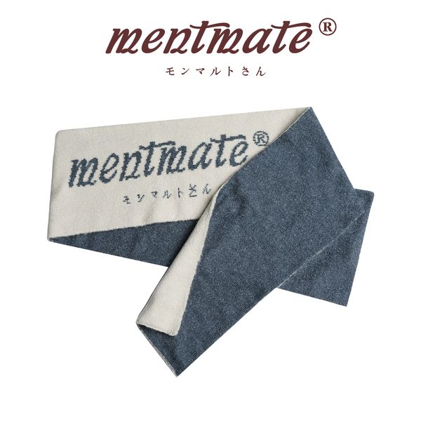 

mr. montmartre guochao english knitted scarf for men and women in winter, Blue;gray