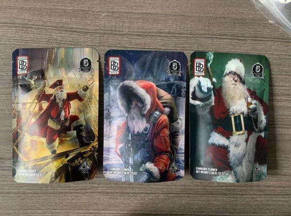 

110x170 backpack boyz christmas santa claus 3.5g childproof edibles plastic zipper package dry herb tobacco flower wmtxvp infant2005