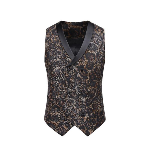 

mens sleeveless vest coat wedding party waistcoat male fashion slim vests men large size 4xl 5xl, Black;white