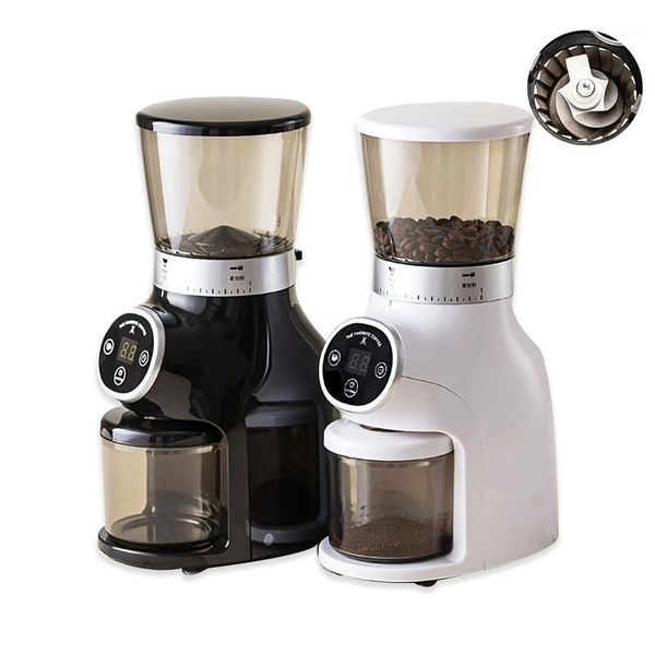 

ytk household coffee grinder stainless steel coffee bean grinder high-tech machine multifunctional and convenient1