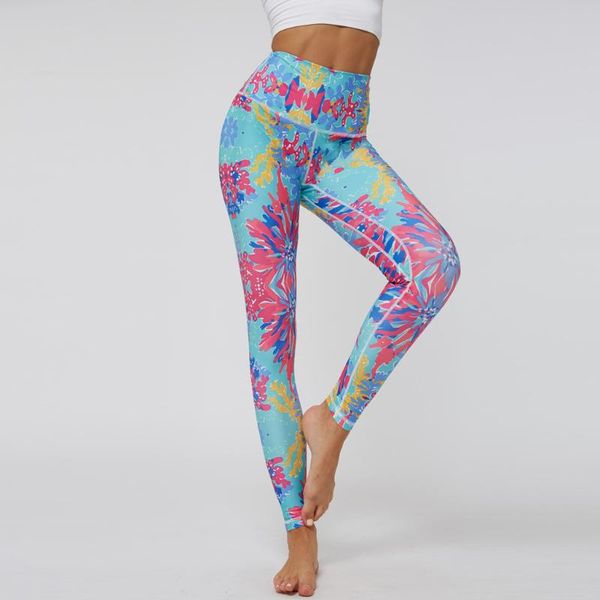 

digital print leggings sport women fitness clothing high waist yoga pants training seamless gym leggings running sweatpants #15, White;red