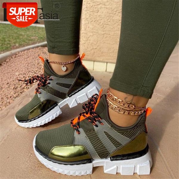 

doratasia 2020 brand new women's casual sneakers fashion ladies mixed color flat platform autumn shoes woman shoelace sneakers #bh0o